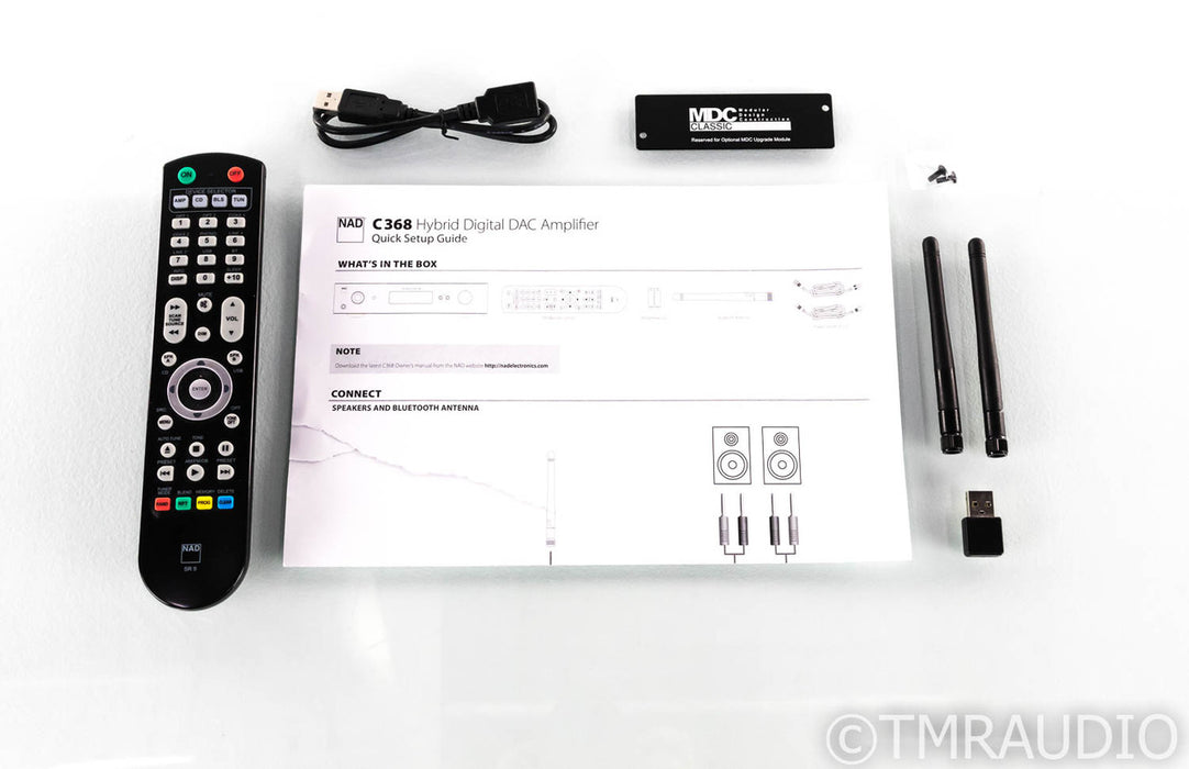 NAD C368 Stereo Integrated Amplifier / DAC; C-368; BluOS 2 Upgrade; DAC; Remote