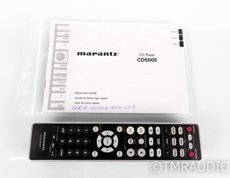 Marantz CD5005 CD Player; CD-5005; Remote