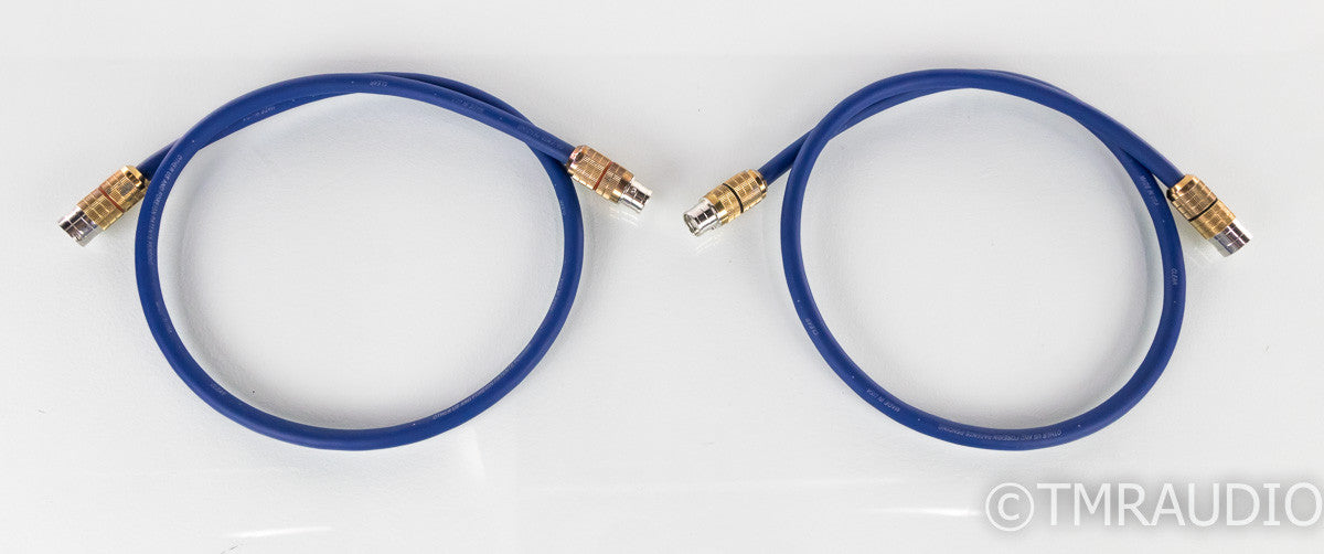 Cardas Clear XLR Cables; 1m Pair Balanced Interconnects