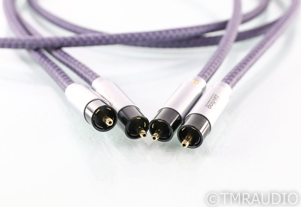Zavfino 1877 Phono Arcadia MkII PC-OCC RCA Cables; 1.5m Pair Interconnects