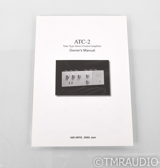 Air Tight ATC-2 Stereo Tube Preamplifier; A&M; ATC2; Dark Faceplate; Alps RK-501