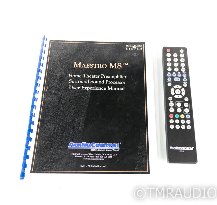 AudioControl Maestro M8 7.1 Channel Home Theater Processor; M-8; Remote