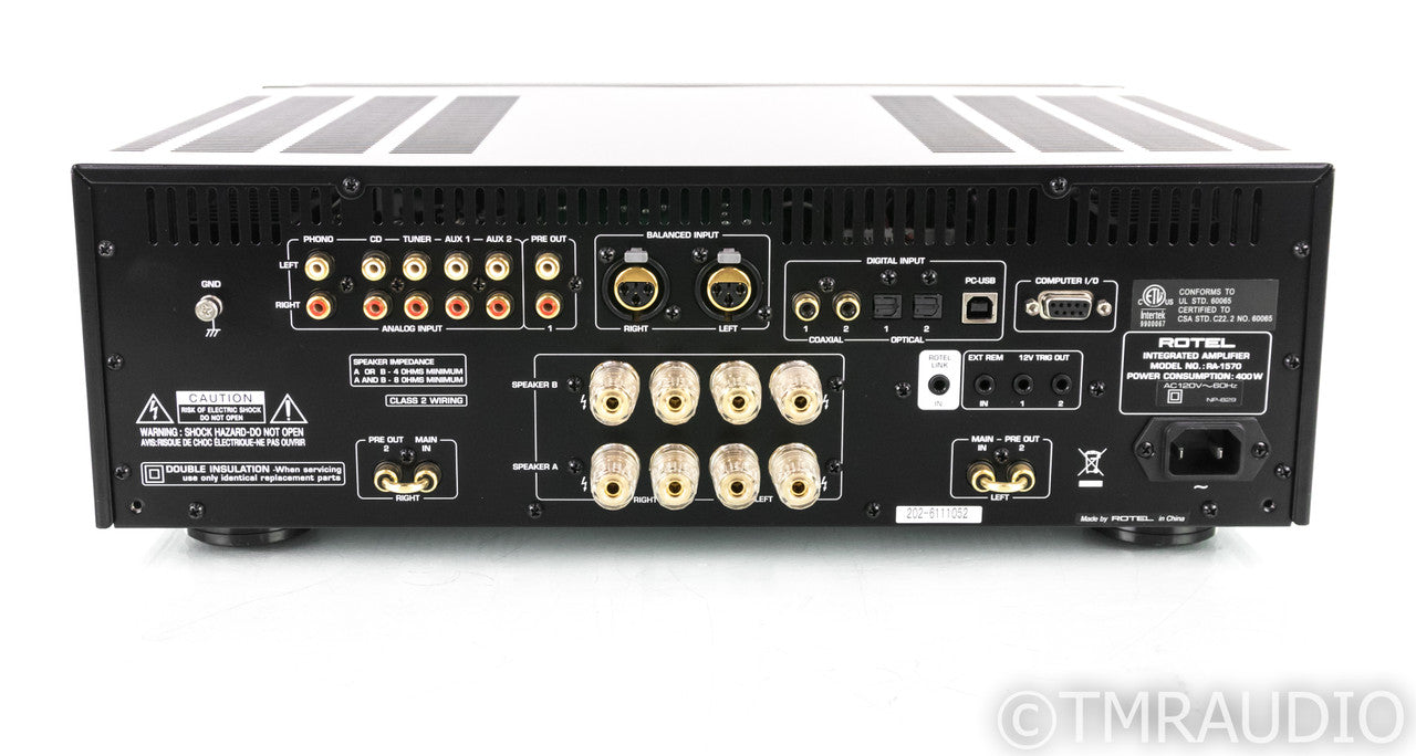 Rotel RA-1570 Stereo Integrated Amplifier; RA1570; Remote