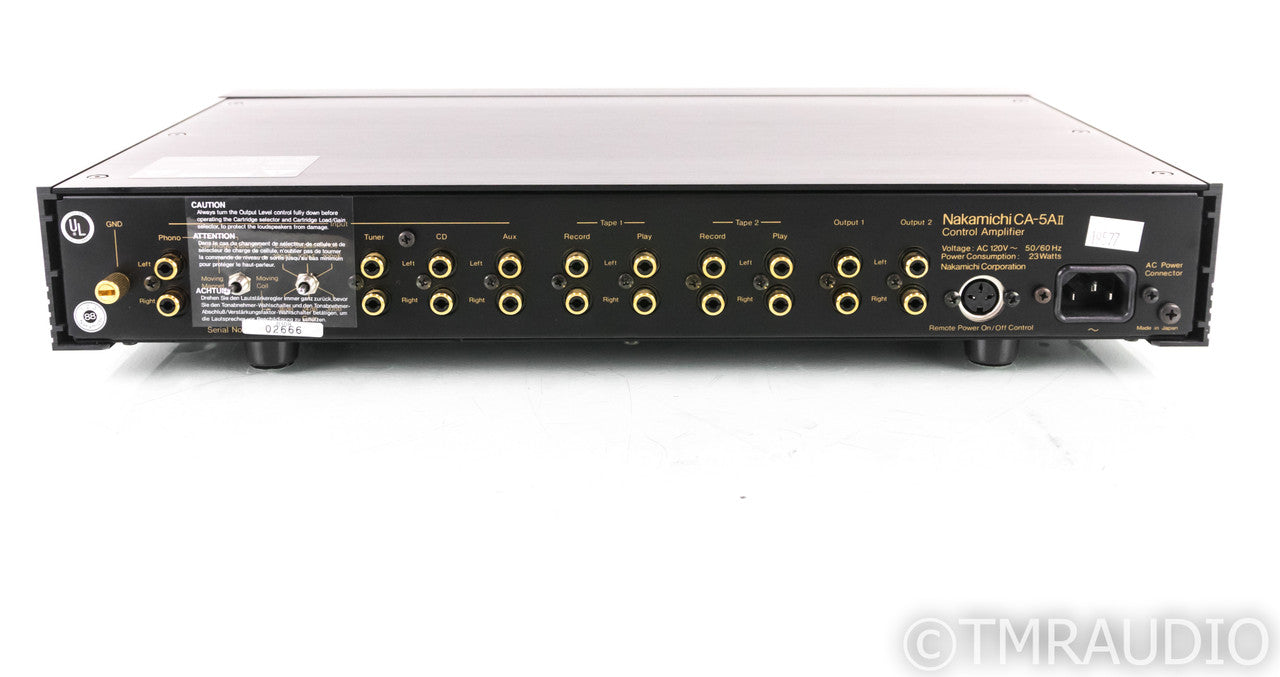 Nakamichi CA-5A II Stereo Preamplifier; CA5AII; MM / MC Phono