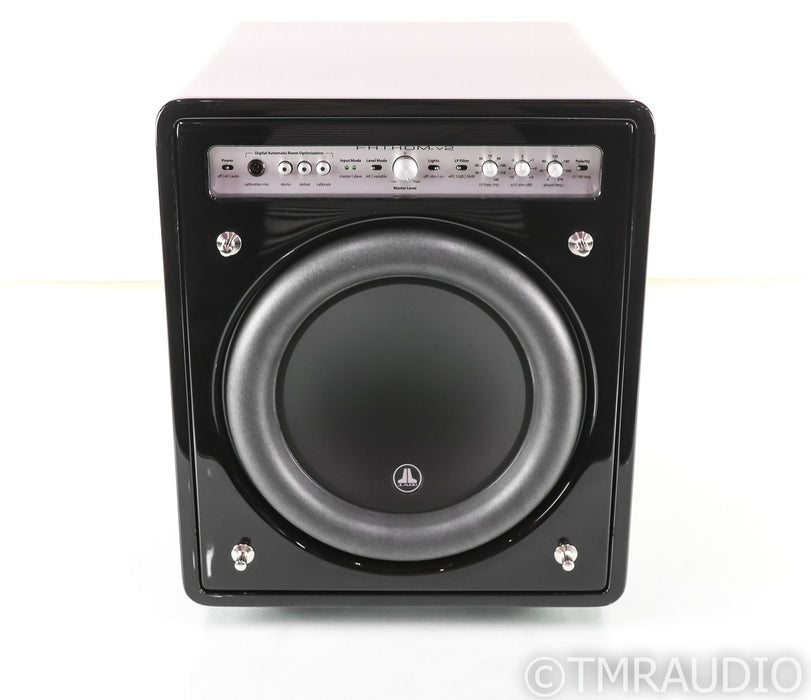 JL Audio Fathom f110 v2 10" Powered Subwoofer; Black Gloss; f110v2
