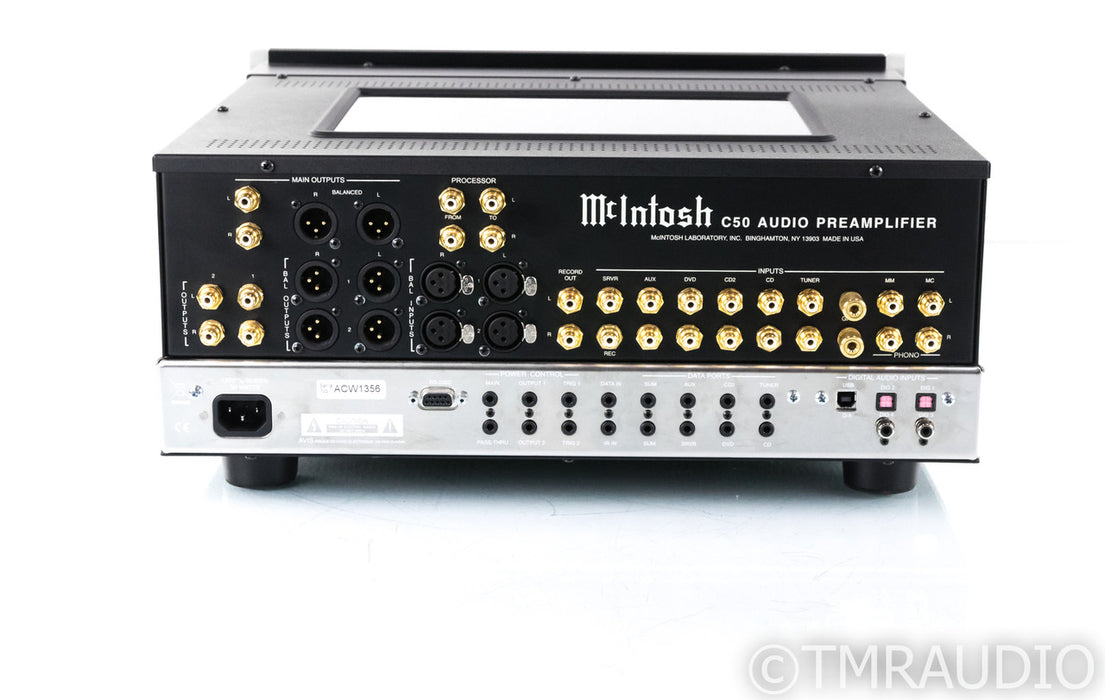 McIntosh C50 Stereo Preamplifier; C-50; Remote; MM/MC Phono