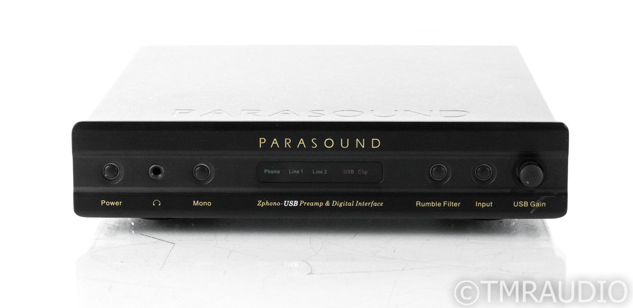 Parasound Zphono USB MM / MC Phono Preamplifier; Digital Interface; A/D Converter
