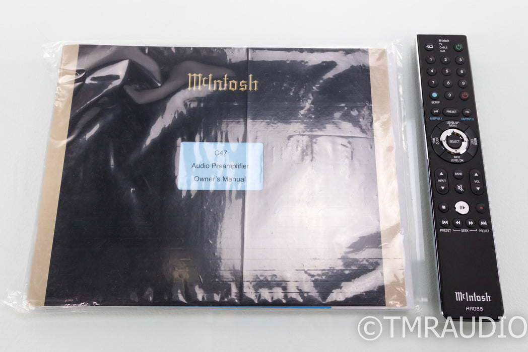 McIntosh C47 Stereo Preamplifier; C-47; Remote