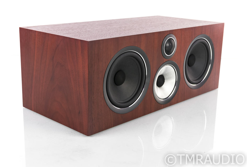 B&W HTM71 S2 Center Channel Speaker; Rosenut
