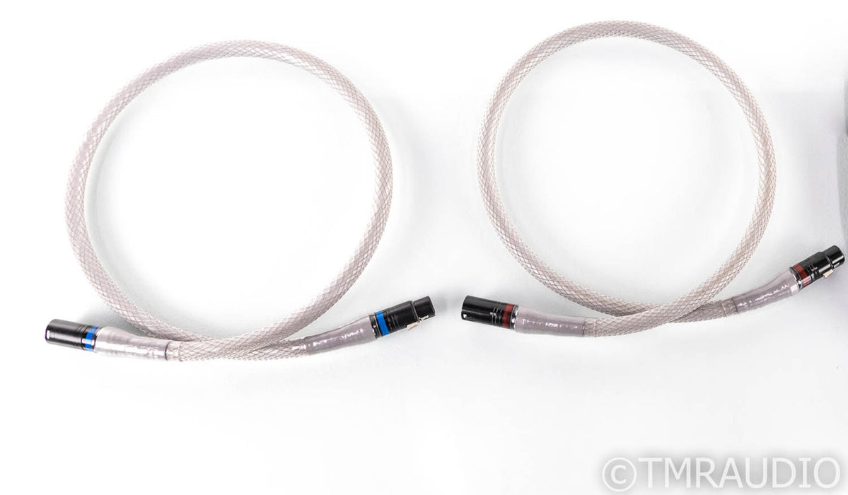 Acoustic Zen Silver Reference II XLR Cables; 1m Pair Balanced Interconnects