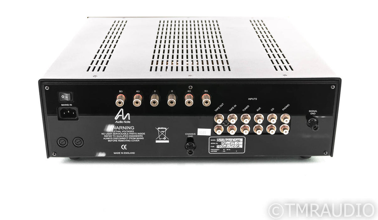 Audio Note OTO Phono SE Signature Tube Integrated Amplifier; MM Phono