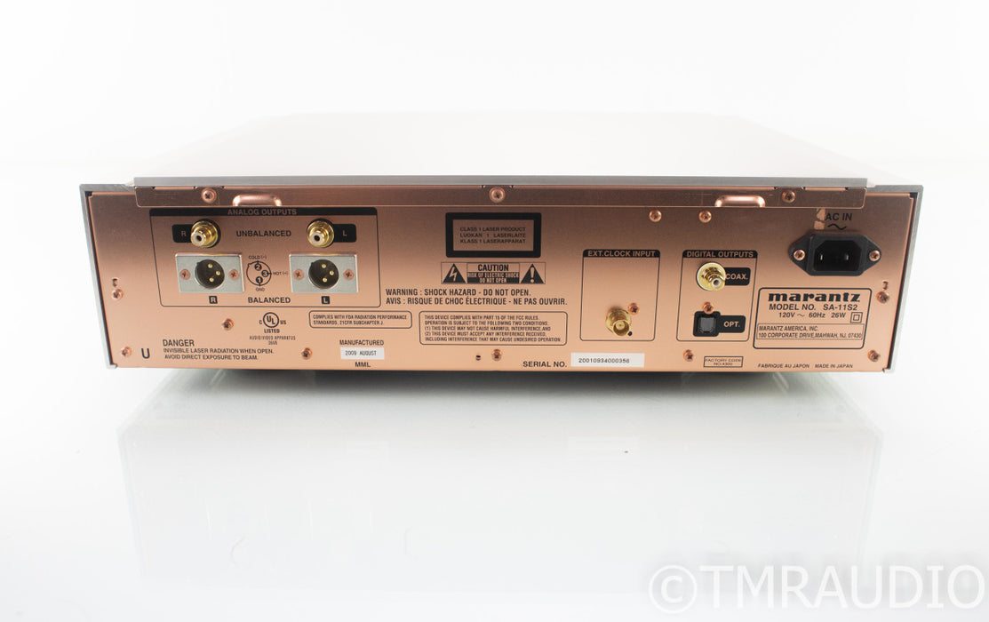 Marantz SA-11S2 SACD / CD Player; SA11S2; Remote