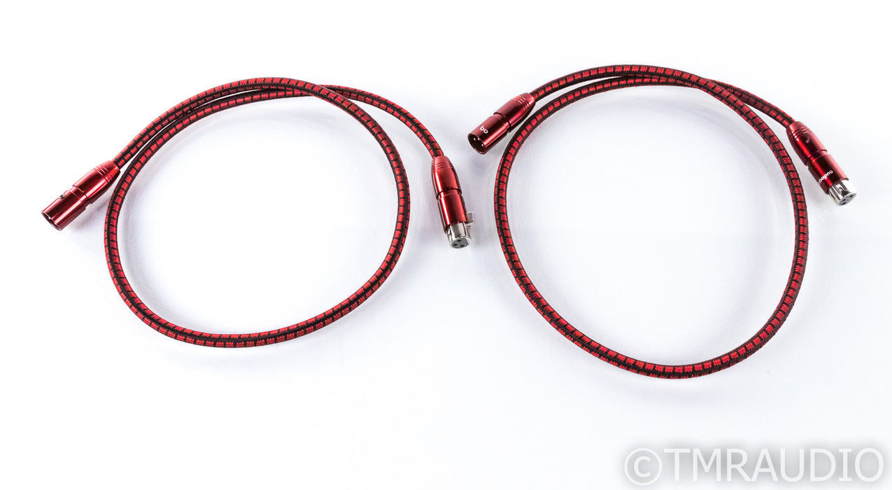 AudioQuest King Cobra XLR Cables; 1m Pair Balanced Interconnects