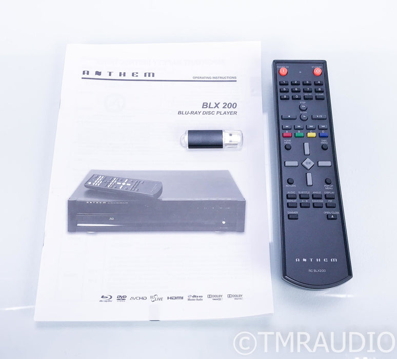 Anthem BLX 200 Blu-Ray Player; BLX200; Remote