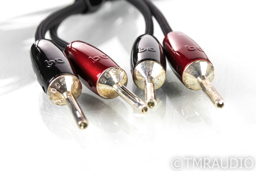 AudioQuest GO-4 Speaker Cables; 18ft Pair; Silver Plated; 72v DBS