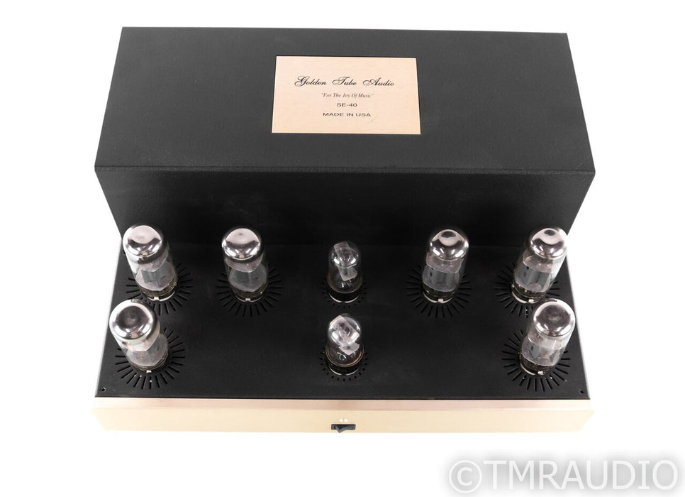 Golden Tube Audio SE-40 Stereo Tube Power Amplifier; SE40