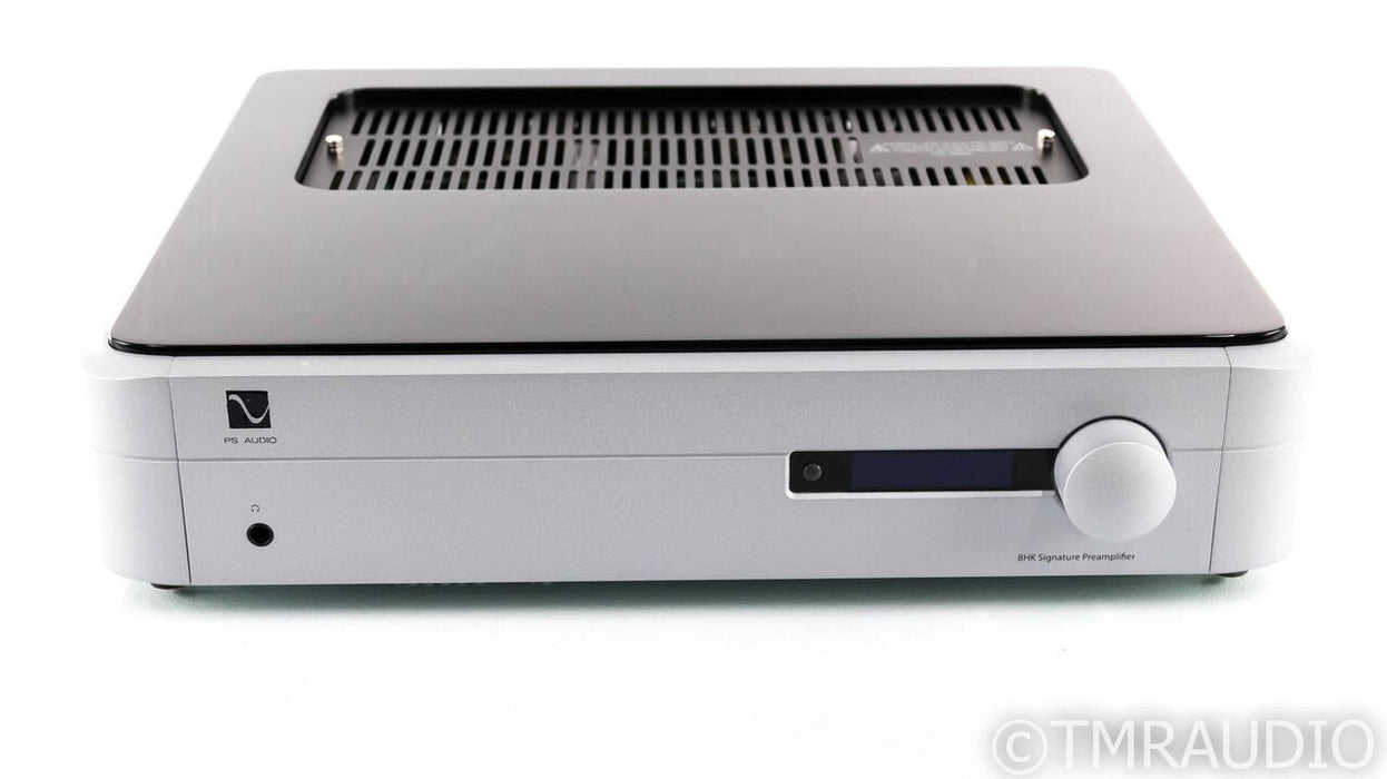 PS Audio BHK Signature Stereo Tube Hybrid Preamplifier; Remote; Silver (Used)