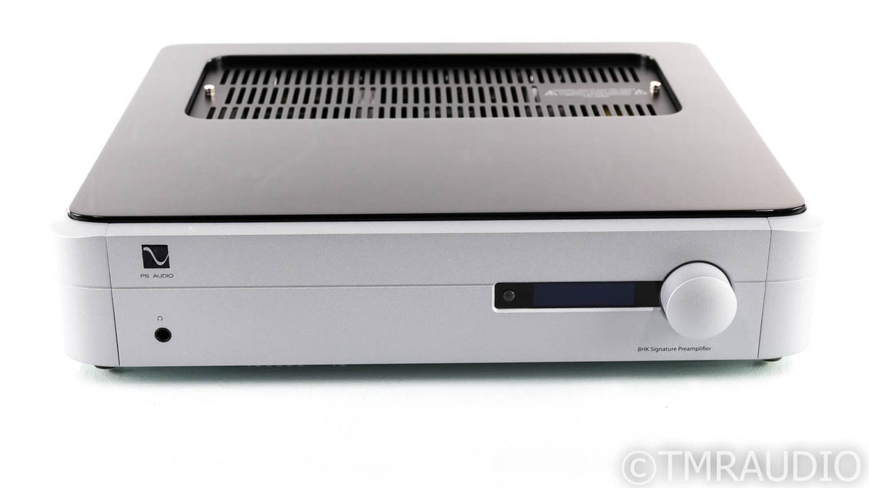 PS Audio BHK Signature Stereo Tube Hybrid Preamplifier; Remote; Silver (Used)