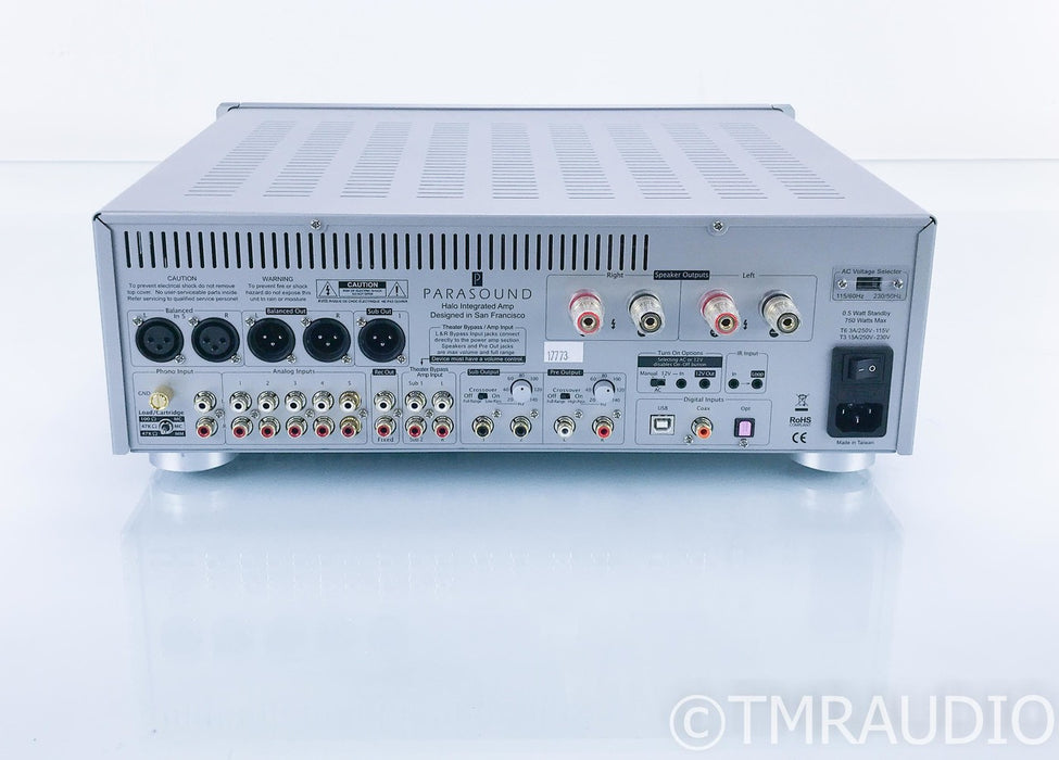 Parasound Halo Integrated 2.1 Channel Integrated Amplifier; MM / MC Phono
