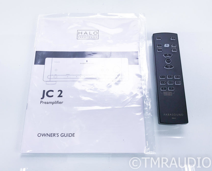 Parasound Halo JC 2 BP Stereo Preamplifier; JC2BP; Remote