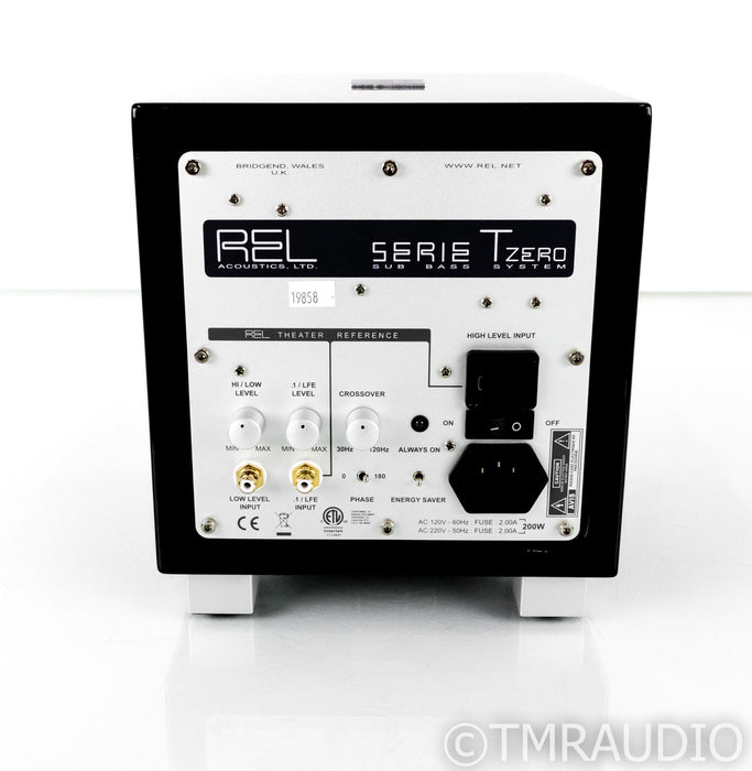 REL T-Zero 6.5" Powered Subwoofer; Black; T0