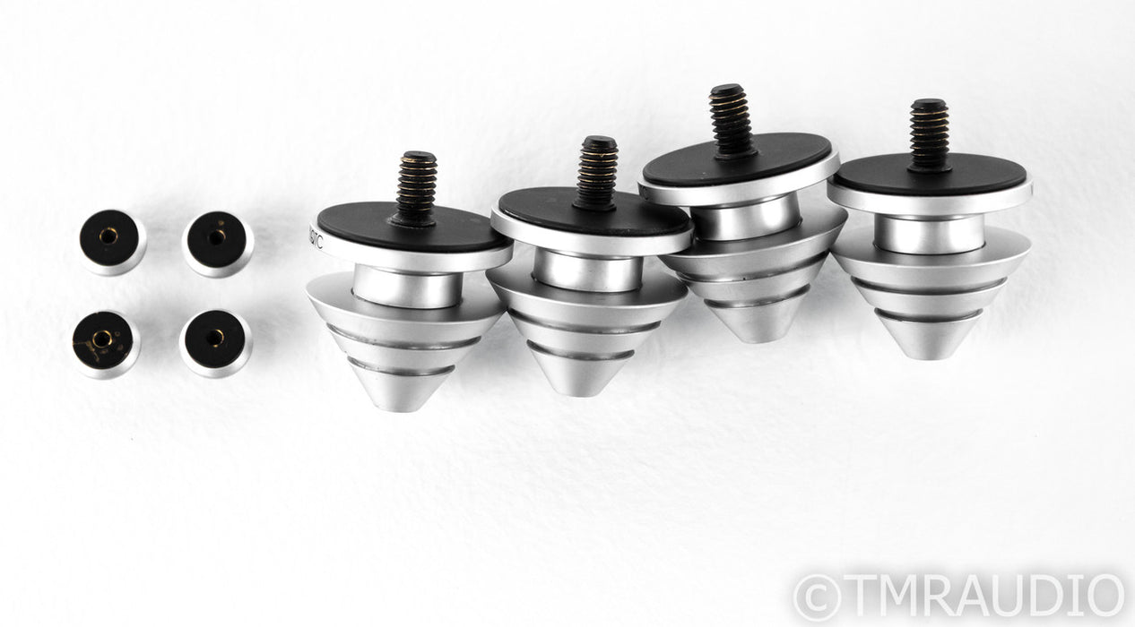 ViaBlue QTC Speaker / Component Spikes; Silver Set of 4 (Missing Spike Tips)
