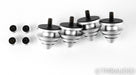 ViaBlue QTC Speaker / Component Spikes; Silver Set of 4 (Missing Spike Tips)
