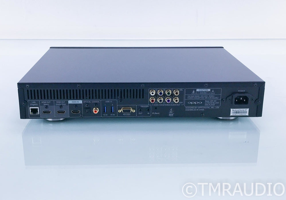 Oppo UDP-203 4K UHD Universal Blu-Ray / SACD Player; UPD203 (New / Open Box)