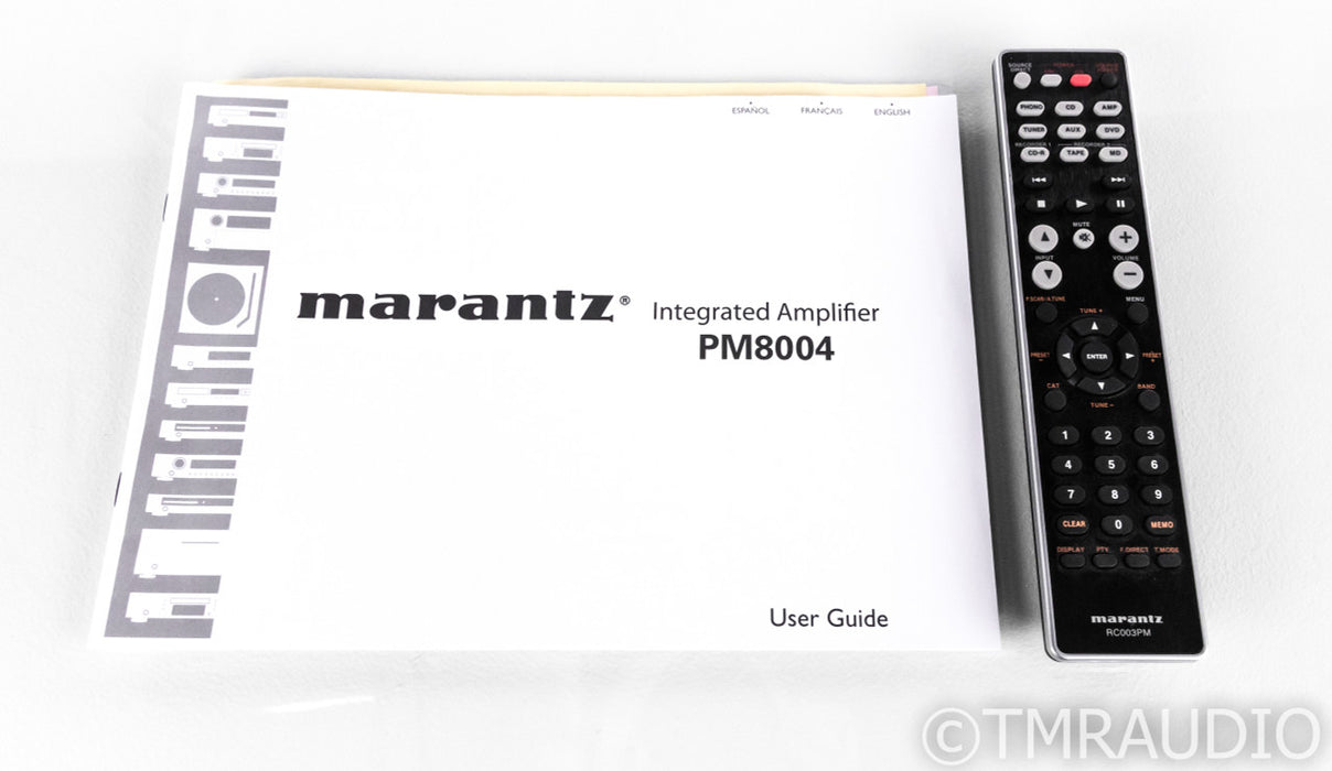 Marantz PM8004 Stereo Integrated Amplifier; PM-8004; Remote; MM phono