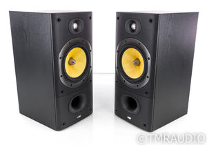 B&W DM602 S3 Bookshelf Speakers; Black Ash Pair; DM-602S3