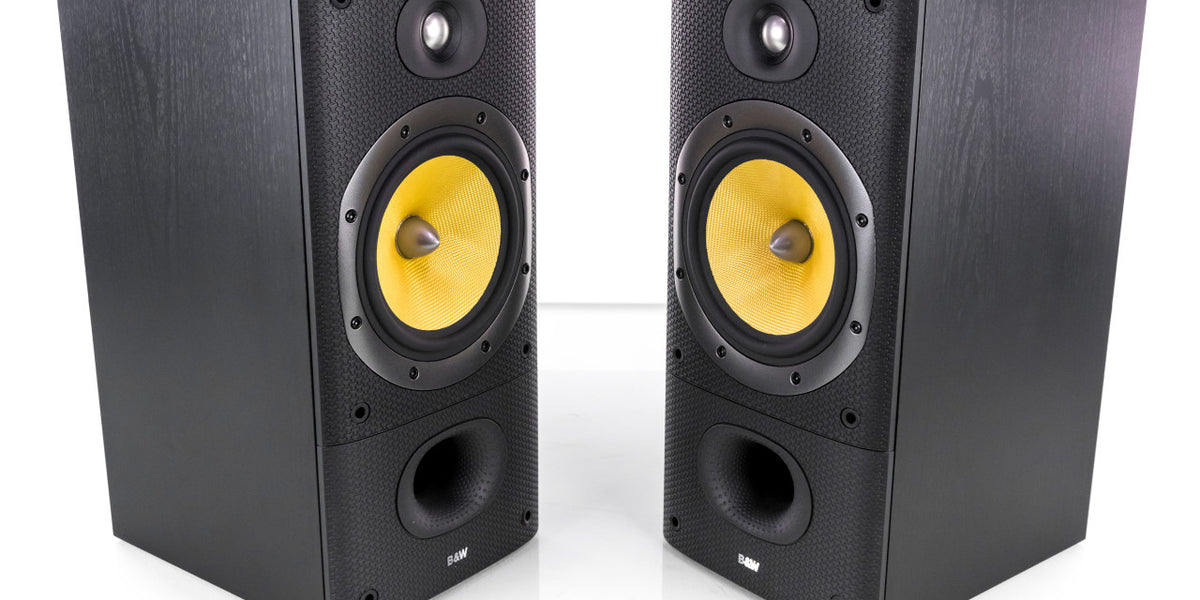 B&W DM602 S3 Bookshelf Speakers; Black Ash Pair; DM-602S3 — The