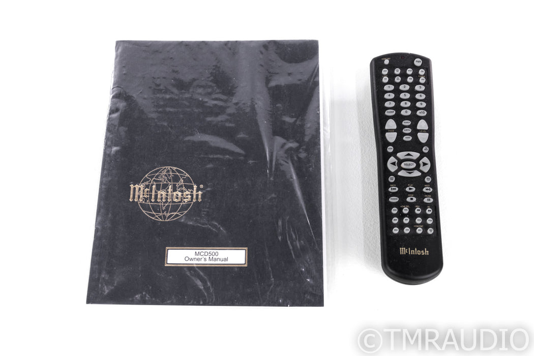 McIntosh MCD500 CD / SACD Player; MCD-500; Remote