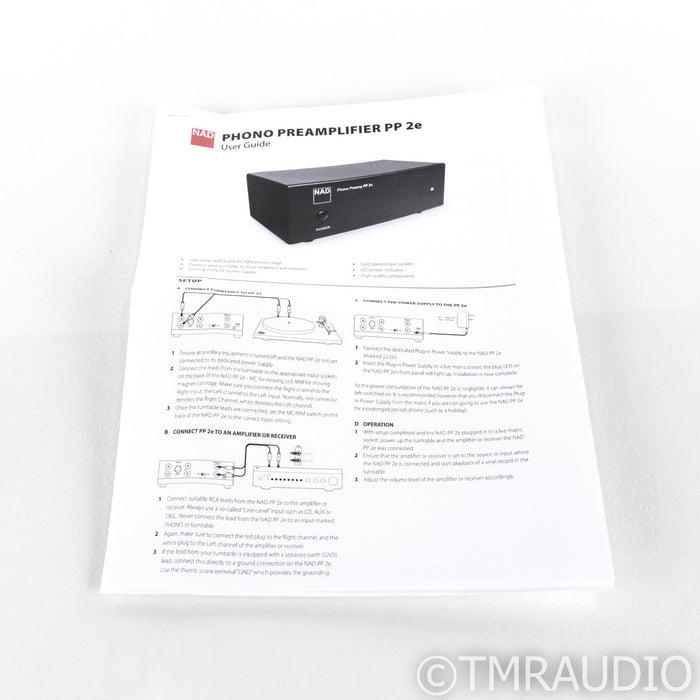 NAD PP2e MM / MC Phono Preamplifier; PP-2e