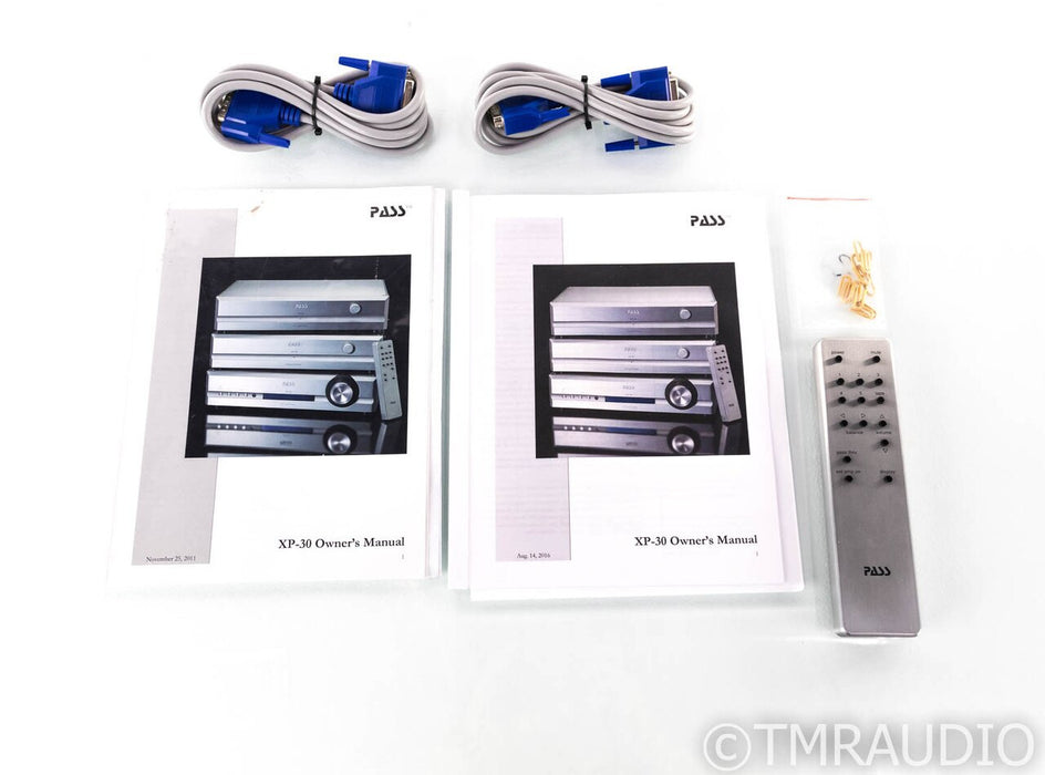 Pass Labs XP-30 Dual Mono Preamplifier; XP30 Pair; Upgraded Umbilical