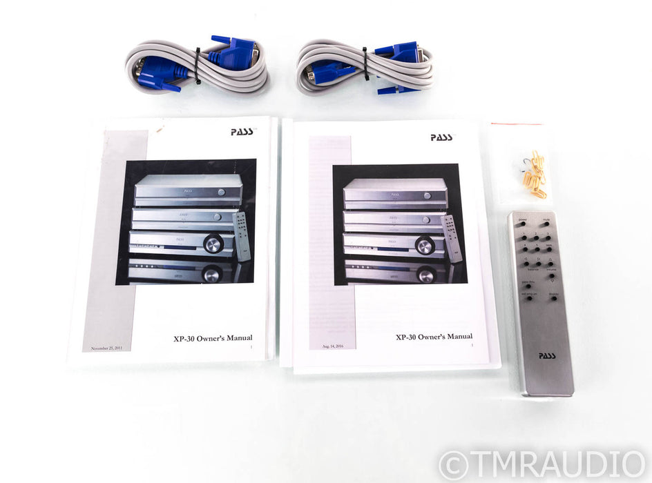 Pass Labs XP-30 Dual Mono Preamplifier; XP30 Pair; Upgraded Umbilical