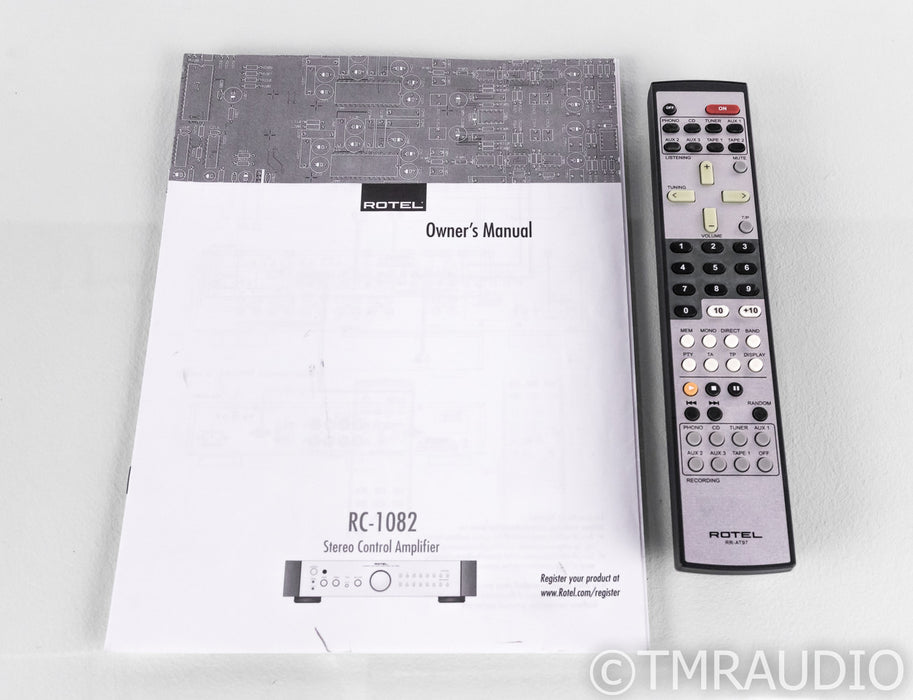 Rotel RC-1082 Stereo Preamplifier; RC1082; Remote