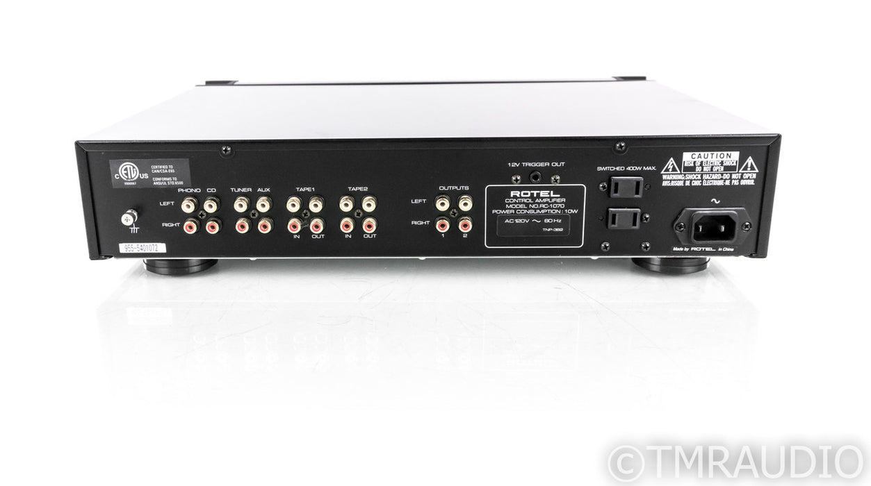 Rotel RC-1070 Stereo Preamplifier; RC1070; Remote; MM phono