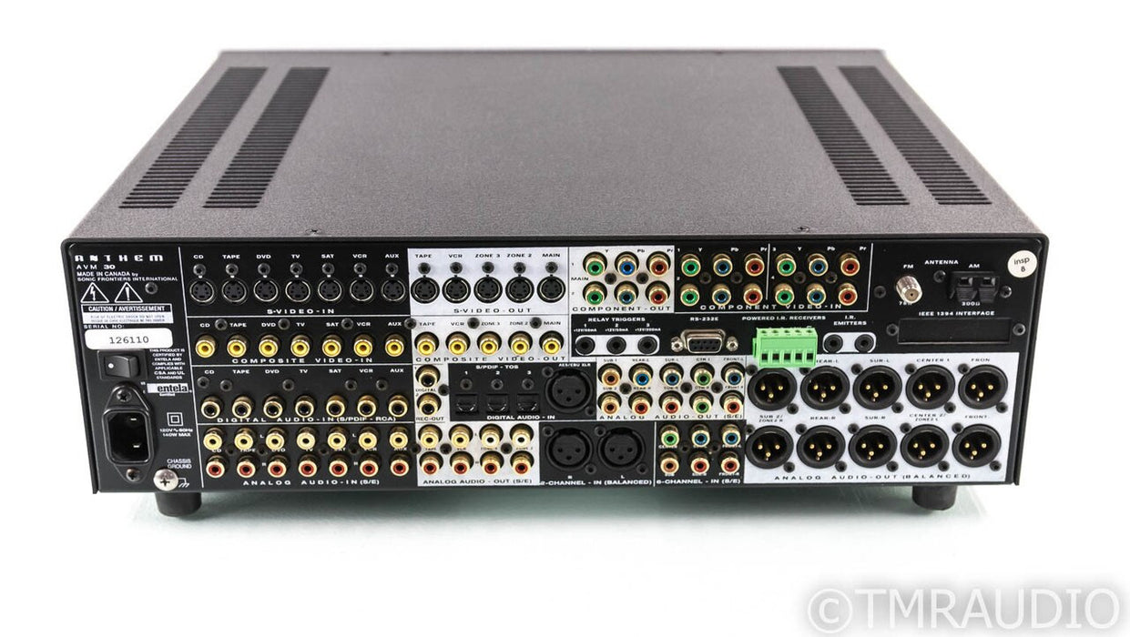 Anthem AVM 30 5.1 Channel Home Theater Processor; AVM30; Remote