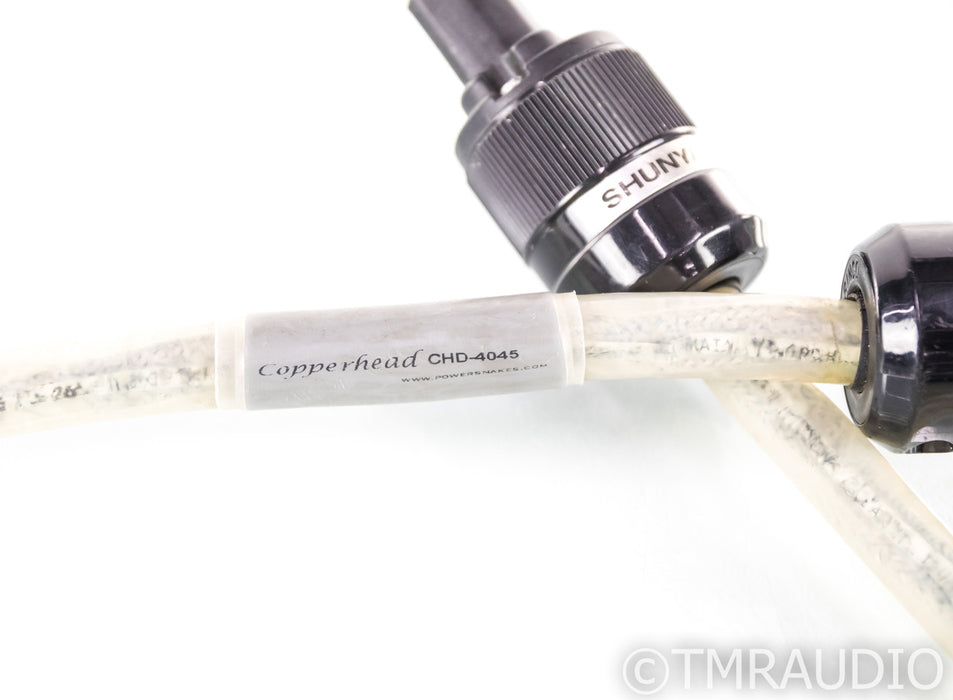 Shunyata Research Copperhead Power Cable; 1m AC Cord