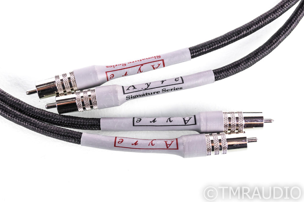 Ayre Acoustics Signature RCA Cables; 1m Pair Interconnects