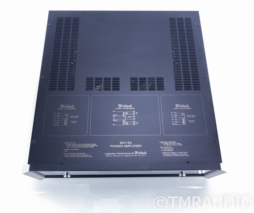McIntosh MC152 Stereo Power Amplifier; MC-152