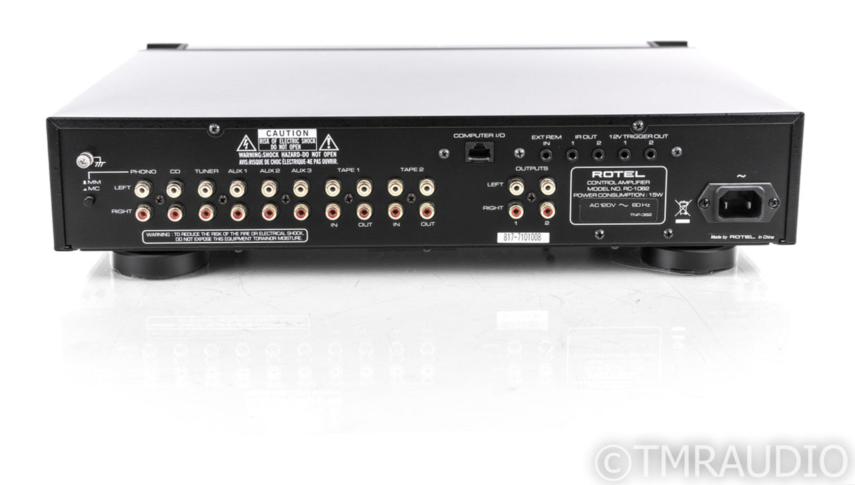 Rotel RC-1082 Stereo Preamplifier; RC1082; Remote