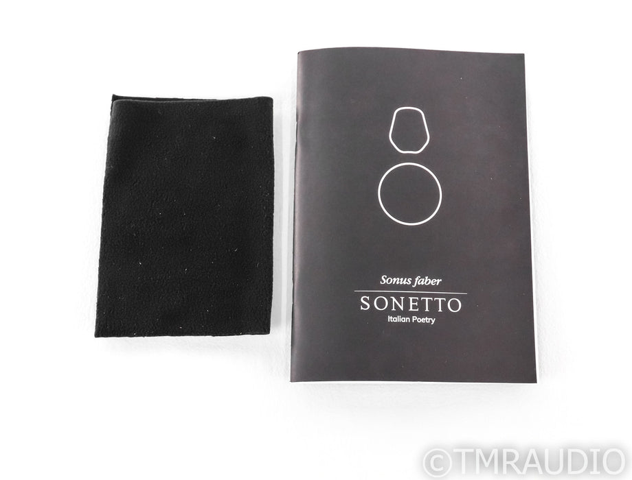 Sonus Faber Sonetto II Bookshelf Speakers; Walnut Pair