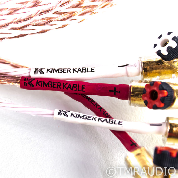Kimber Kable 12TC Bi-Amp Speaker Cables; 10ft Pair w/ WBT 0645 Bananas