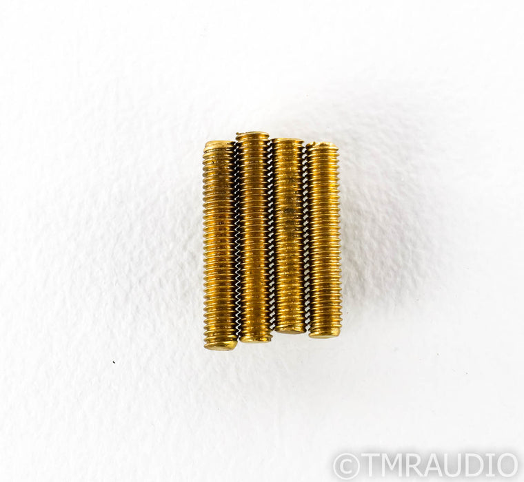 Mapleshade Threaded Low Heavyfeet Brass Isolation Feet; Set of 4