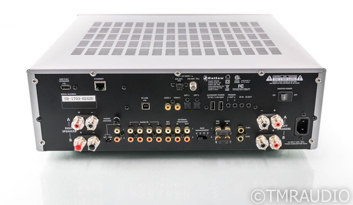 Outlaw RR2160 Stereo Integrated Amplifier; RR-2160; MM / MC Phono; Remote