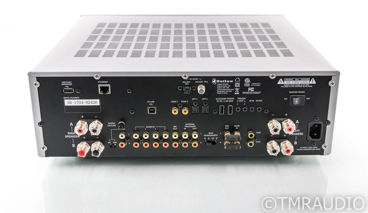 Outlaw RR2160 Stereo Integrated Amplifier; RR-2160; MM / MC Phono; Remote