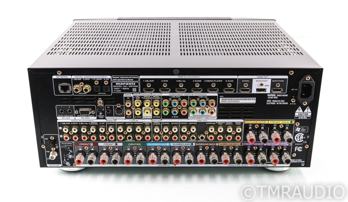 Marantz SR7008 9.2 Channel Home Theater Receiver; SR 7008; Remote