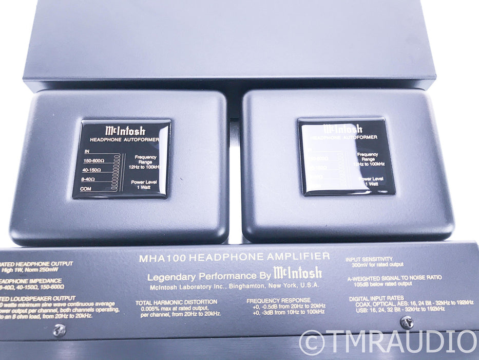 McIntosh MHA100 Headphone Amplifier; DAC; Integrated Amplifier; MHA-100; Remote