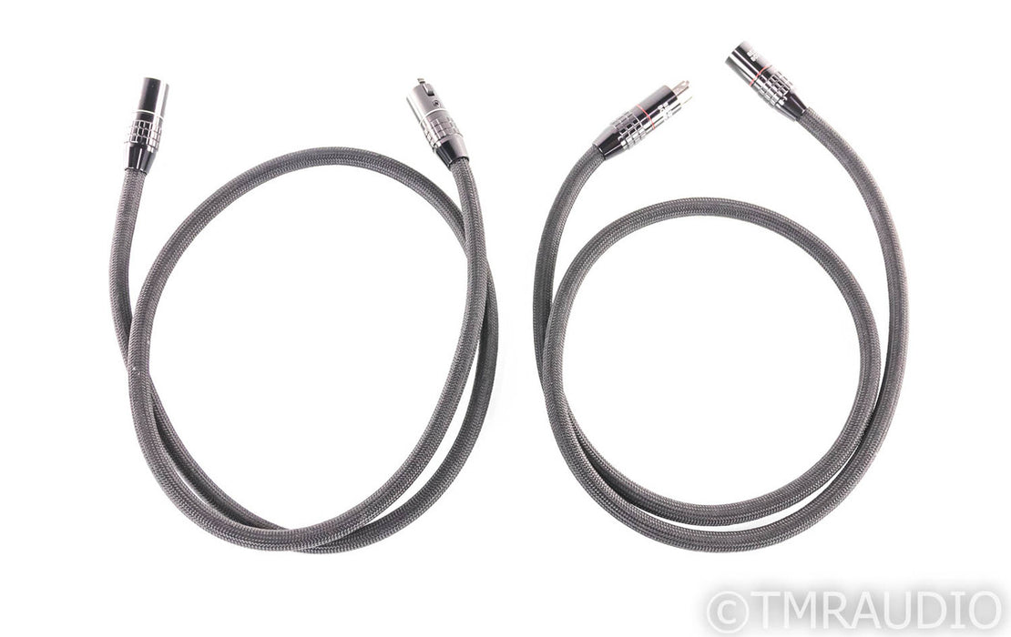Silent Source Signature XLR Cables; 1.2m Pair Balanced Interconnects
